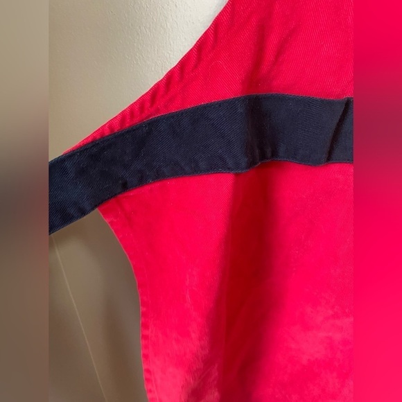 Vintage 2003 Mrs. Claus Santa Red Suede Apron - Picture 3 of 8